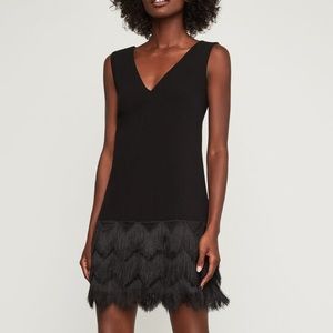 NWT - BCBGMAXAZRIA Women's Addilyn Fringe Dress